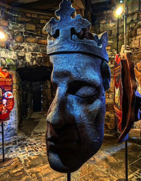 Museum exhibit inside Caernarfon Castle